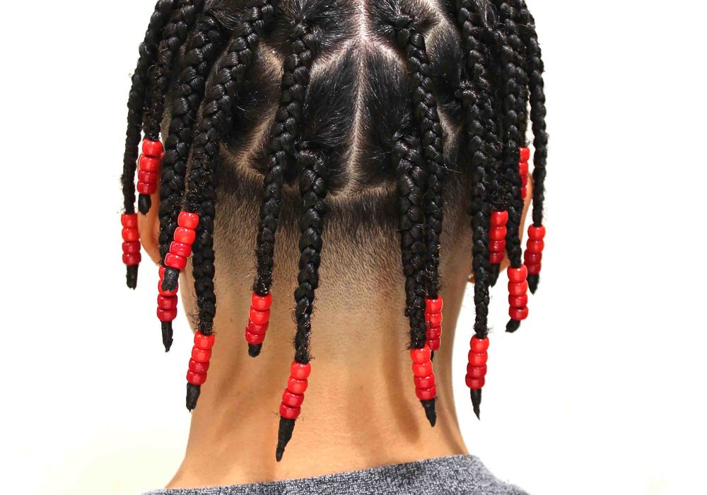 2 Blocks Of Men S Hair In Block Blaze Men S Afro Daikanyama S