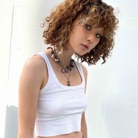 画像1407：スパイラルパーマ・くるくるセット・グレージュ・ナディア