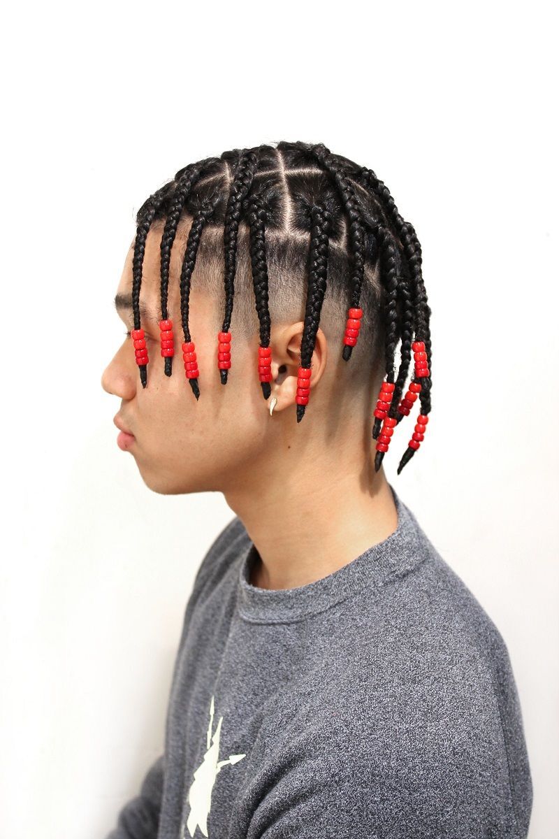 ブレイズ・Asap Rocky,Travis Scott風のブレイズ、成人式、成人式ヘア、コーンロー、ドレッドなどの特殊系ヘアーも代官山のラブロックにおまかせ。
