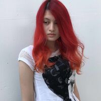 画像1470：スパイラルパーマ・くるくるセット・グレージュ・ナディア