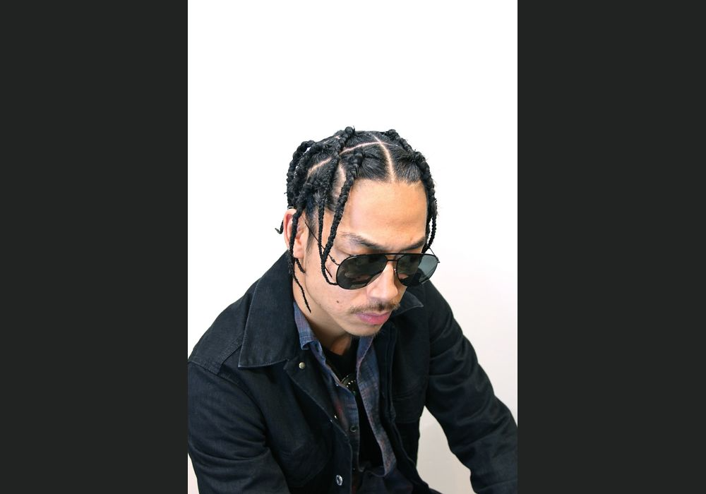 コーンロウ、ブレイズ、　EXILE THE SECOND・AKIRA、成人式、成人式ヘア、ブラックヘア、ドレッド、