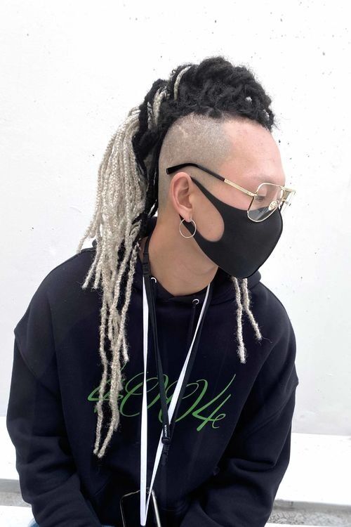 ドレッド・成人式、成人式ヘア、アフロドレッド・ドレッドヘア・メンズヘアー・2ブロック・コーンロウ・