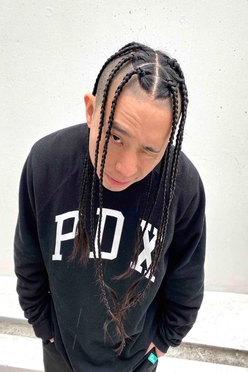 ブレイズ・成人式、成人式ヘア、 2ブロック・メンズヘアーは代官山のラブロックへ。ドレッド、コーンロウ、エクステなどの特殊系ヘアーもおまかせ。