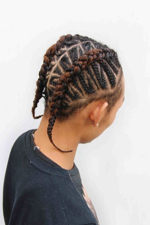 コーンロウ、成人式、成人式ヘア、メンズヘアー、2ブロック