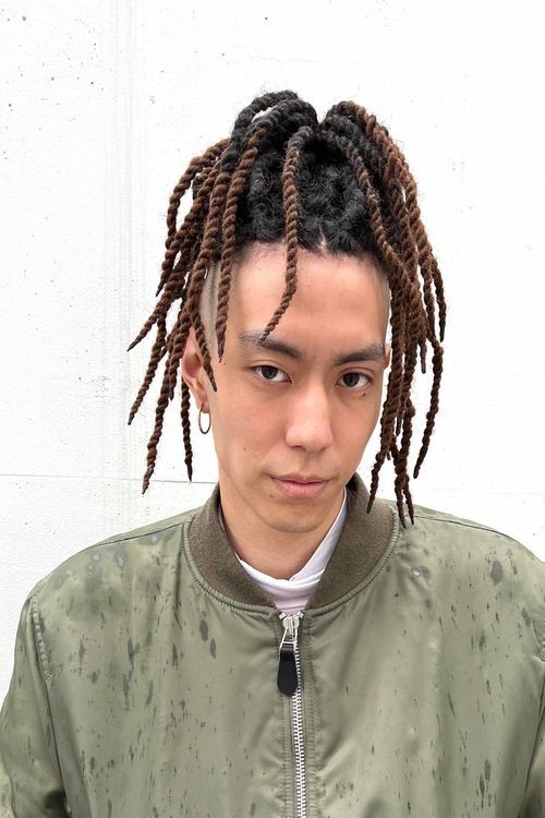 タイトロープ・ブレイズ・ドレッド・成人式、成人式ヘア、エクステ・メンズヘア