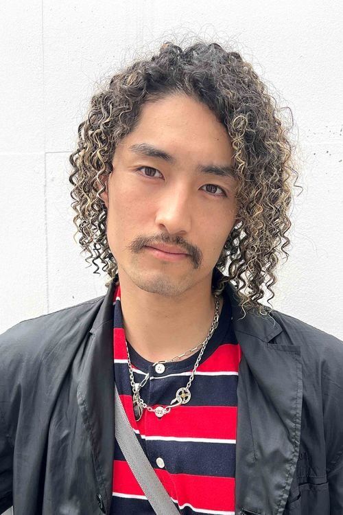 メンズパーマ・スパイラルパーマ・ハイライト・外国人風パーマ