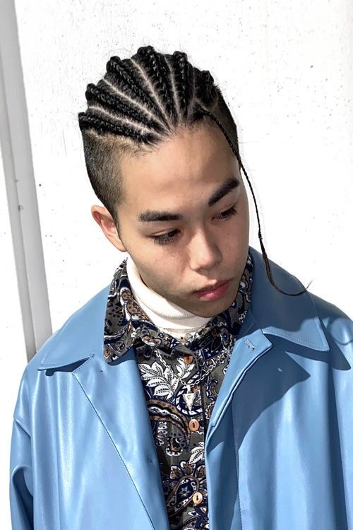 コーンロウ・ブレイズ・成人式、成人式ヘア、 dleague・satsuki・カドカワドリームス