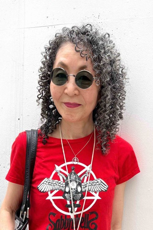 グレイヘアのスパイラルパーマ・白髪のスパイラルパーマ・spiralperm