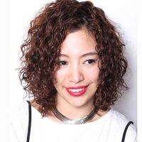 画像2430：スパイラルパーマ・くるくるセット・グレージュ・ナディア