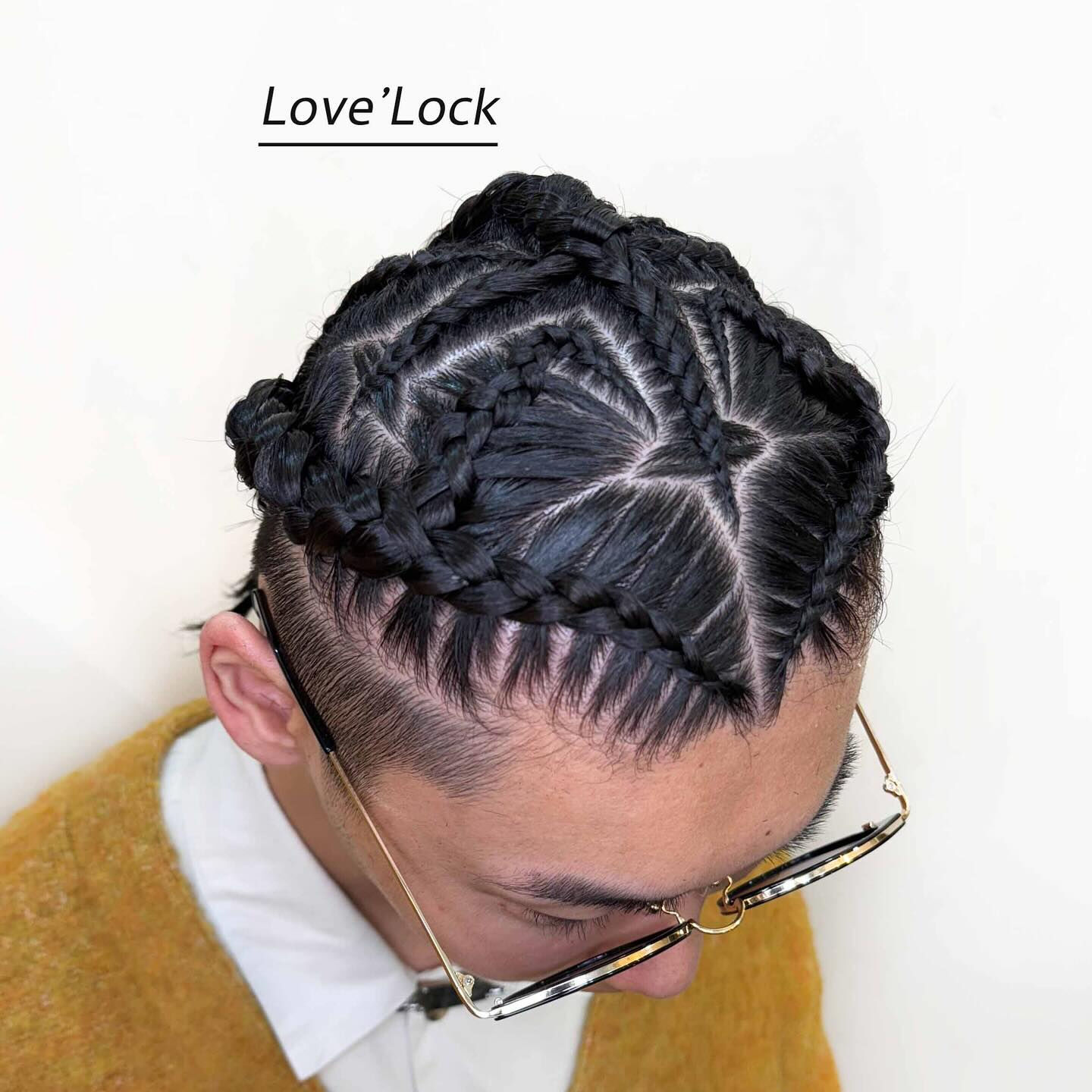 #コーンロウ #cornrows #クロスのコーンロウ#十字