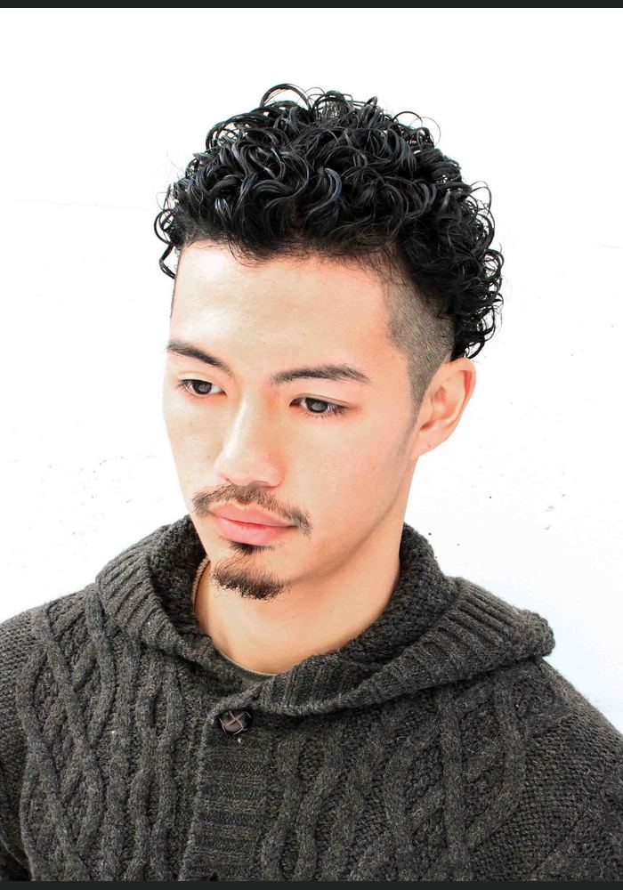 綺麗なメンズ クルクル パーマ 最高のヘアスタイルのアイデア